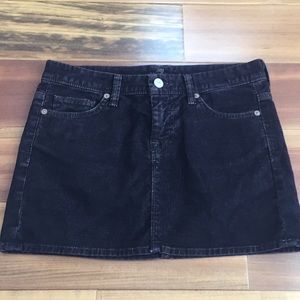 7 For All Mankind Corduroy skirt